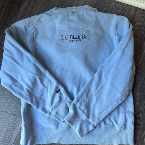 THE BLACK DOG Light Blue Women’s Sweatshirt Size Large ✨ - Picture 2 of 9